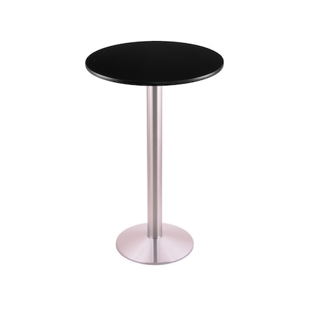 Holland Bar Stool Co 42" 214 Stainless Table, 24" dia. Top 214-1642SS24R
